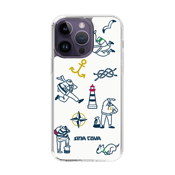 Slim Protection Case［ SINA COVA - Marine Art ］