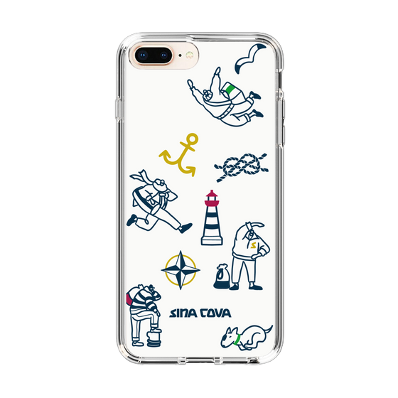 Slim Protection Case［ SINA COVA - Marine Art ］