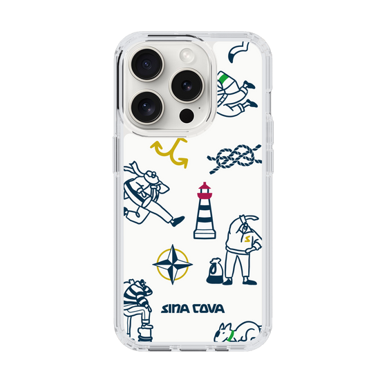 Slim Protection Case［ SINA COVA - Marine Art ］