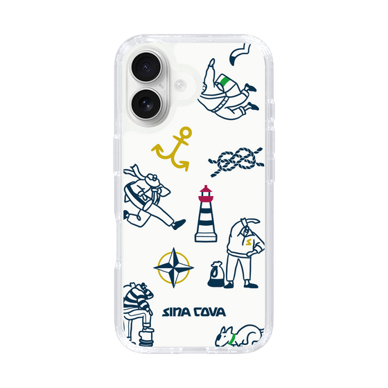 Slim Protection Case［ SINA COVA - Marine Art ］