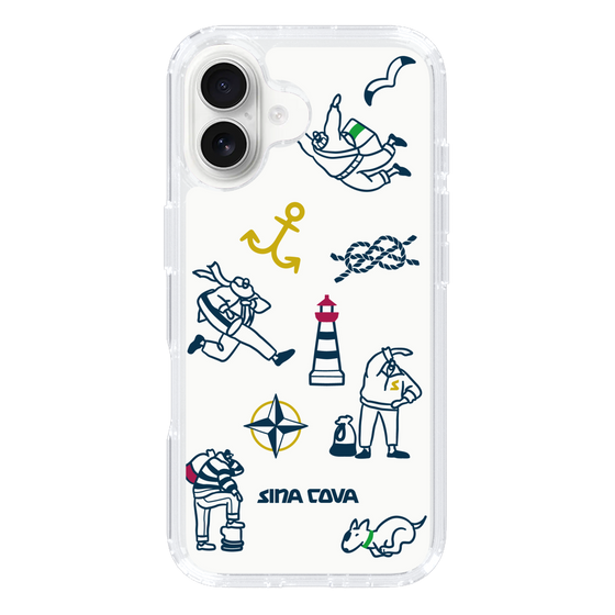 Slim Protection Case［ SINA COVA - Marine Art ］