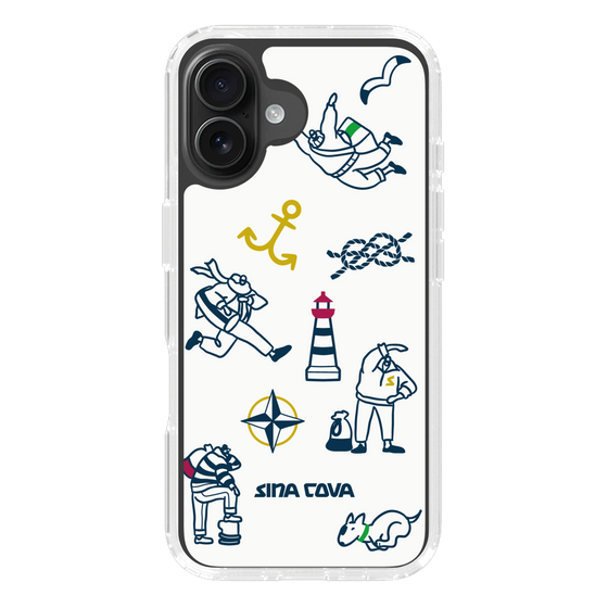 Slim Protection Case［ SINA COVA - Marine Art ］