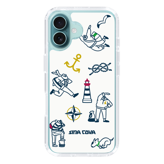 Slim Protection Case［ SINA COVA - Marine Art ］