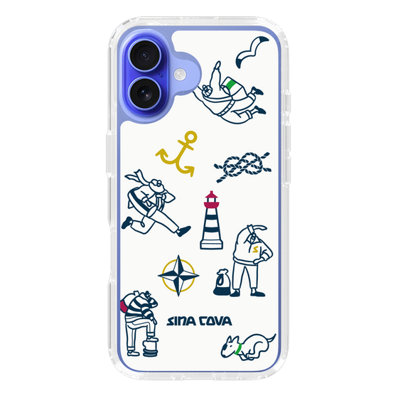 Slim Protection Case［ SINA COVA - Marine Art ］