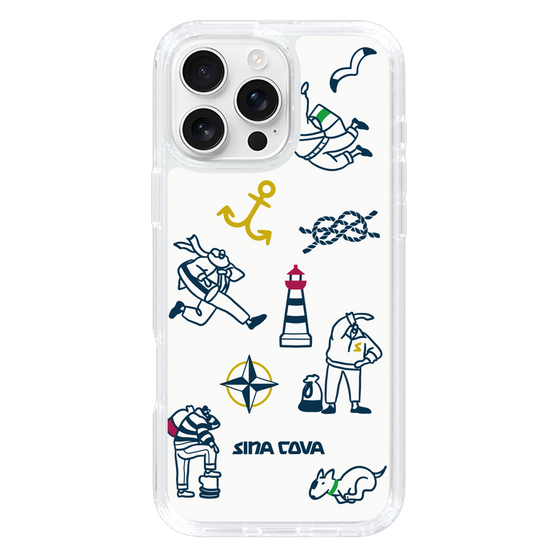 Slim Protection Case［ SINA COVA - Marine Art ］