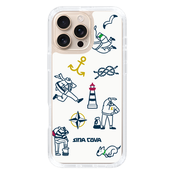 Slim Protection Case［ SINA COVA - Marine Art ］
