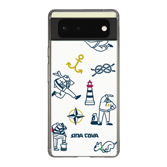 Slim Protection Case［ SINA COVA - Marine Art ］
