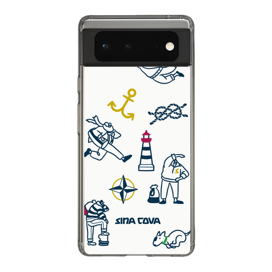 Slim Protection Case［ SINA COVA - Marine Art ］