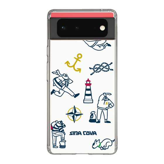 Slim Protection Case［ SINA COVA - Marine Art ］