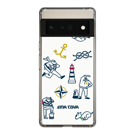 Slim Protection Case［ SINA COVA - Marine Art ］
