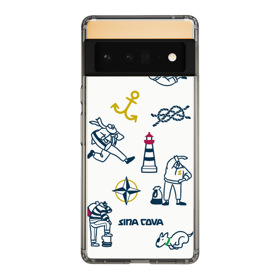 Slim Protection Case［ SINA COVA - Marine Art ］