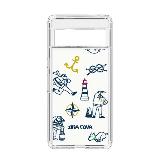 Slim Protection Case［ SINA COVA - Marine Art ］