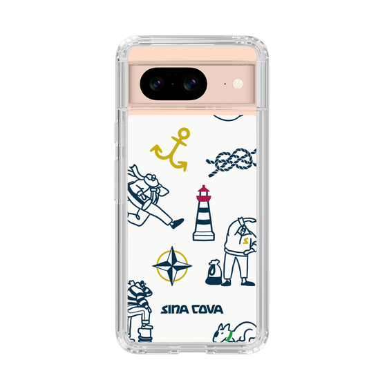 Slim Protection Case［ SINA COVA - Marine Art ］