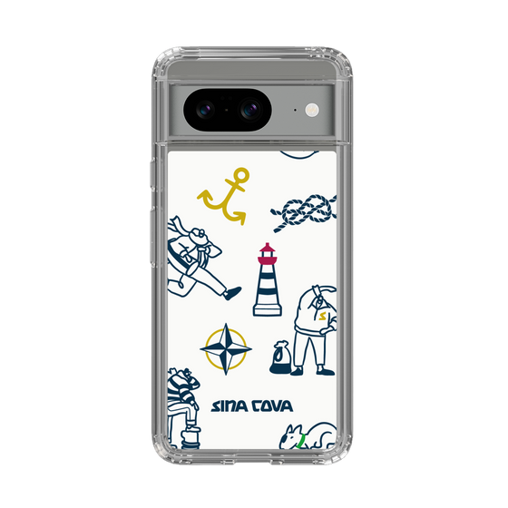 Slim Protection Case［ SINA COVA - Marine Art ］