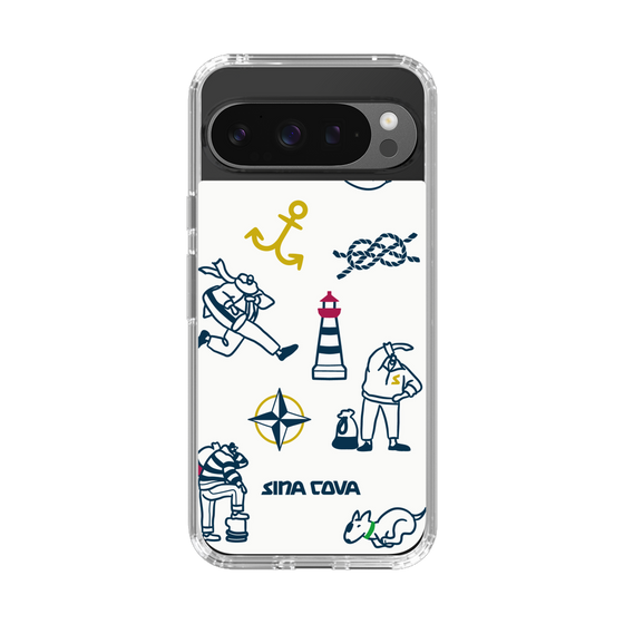 Slim Protection Case［ SINA COVA - Marine Art ］