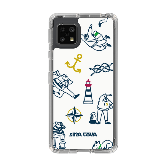 Slim Protection Case［ SINA COVA - Marine Art ］