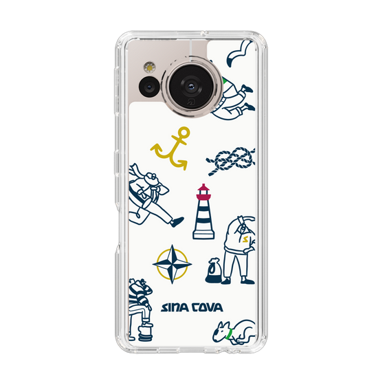 Slim Protection Case［ SINA COVA - Marine Art ］