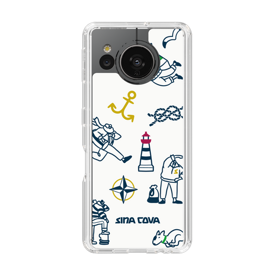 Slim Protection Case［ SINA COVA - Marine Art ］