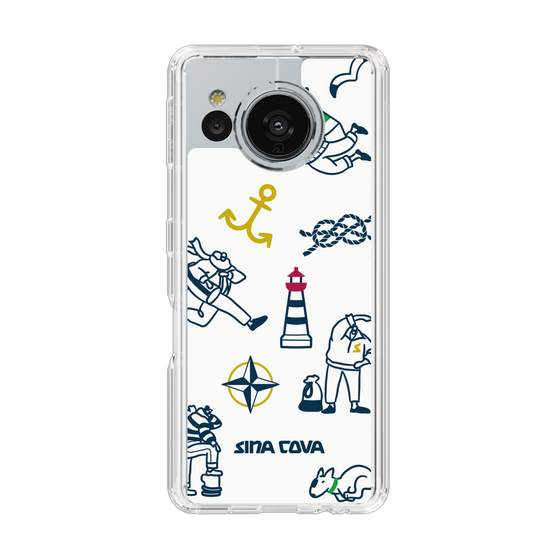 Slim Protection Case［ SINA COVA - Marine Art ］