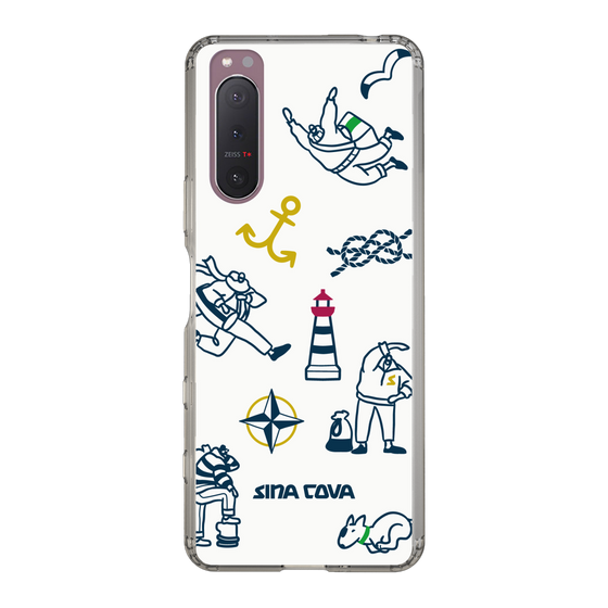Slim Protection Case［ SINA COVA - Marine Art ］