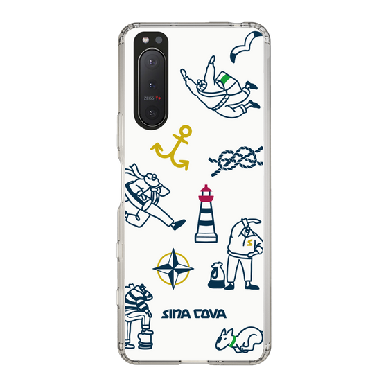 Slim Protection Case［ SINA COVA - Marine Art ］
