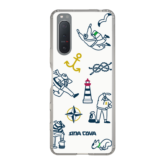 Slim Protection Case［ SINA COVA - Marine Art ］