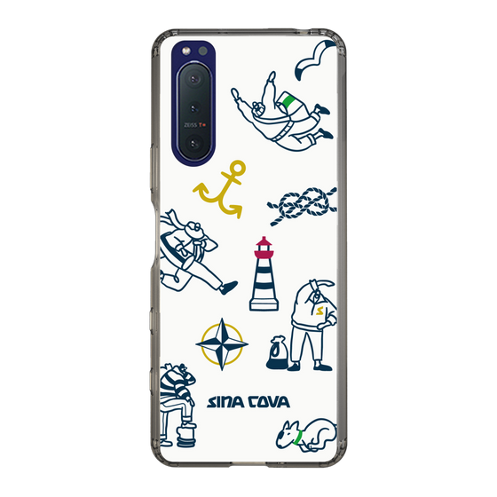 Slim Protection Case［ SINA COVA - Marine Art ］