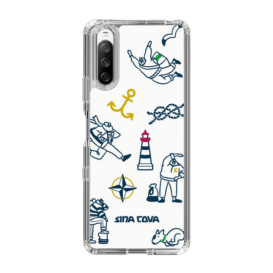 Slim Protection Case［ SINA COVA - Marine Art ］