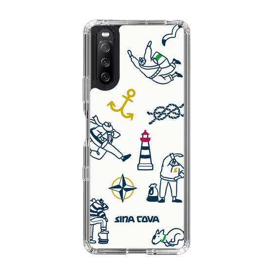 Slim Protection Case［ SINA COVA - Marine Art ］