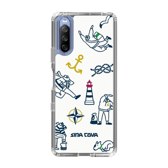 Slim Protection Case［ SINA COVA - Marine Art ］