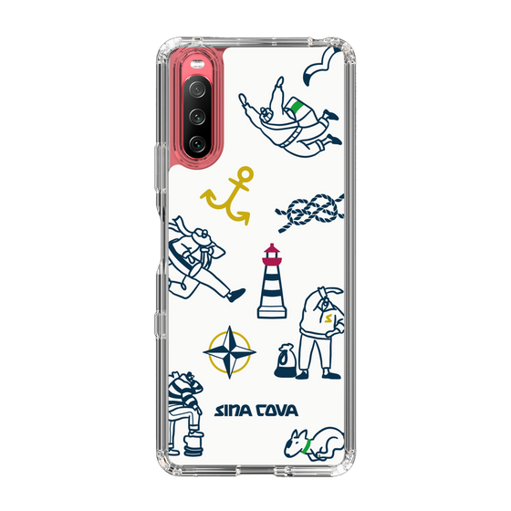 Slim Protection Case［ SINA COVA - Marine Art ］