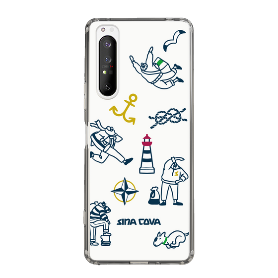 Slim Protection Case［ SINA COVA - Marine Art ］