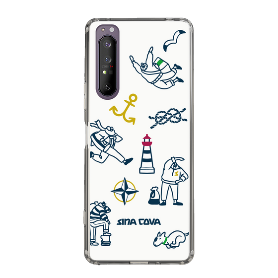 Slim Protection Case［ SINA COVA - Marine Art ］