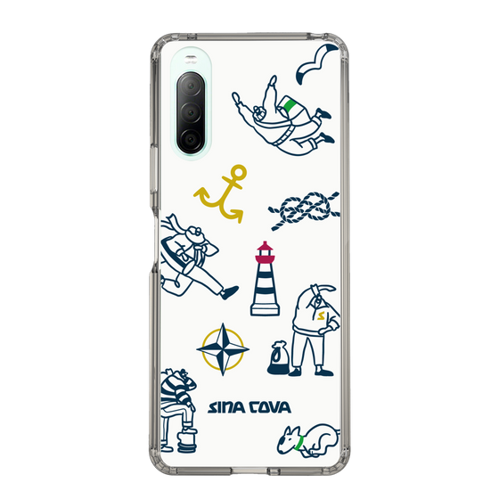 Slim Protection Case［ SINA COVA - Marine Art ］