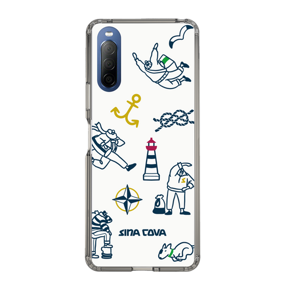 Slim Protection Case［ SINA COVA - Marine Art ］