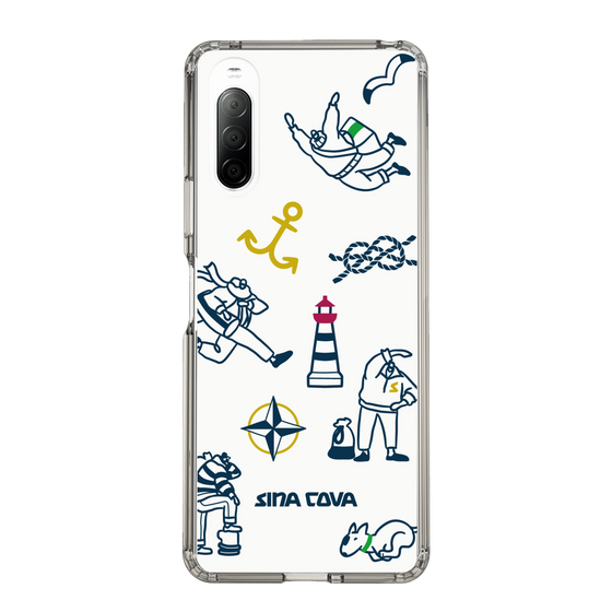 Slim Protection Case［ SINA COVA - Marine Art ］