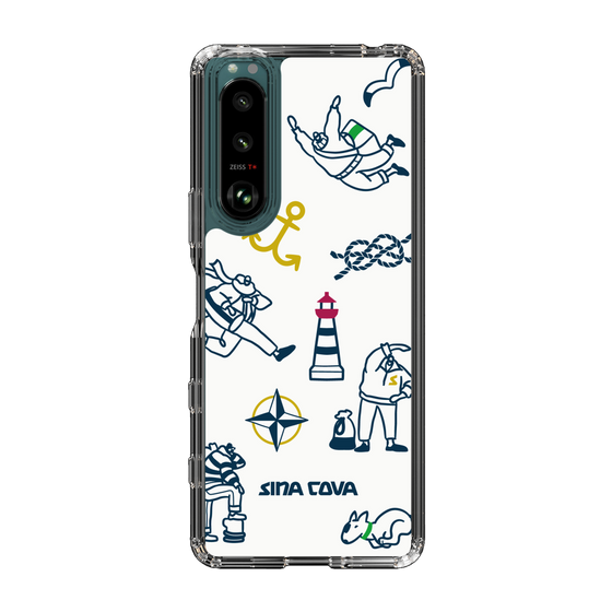 Slim Protection Case［ SINA COVA - Marine Art ］