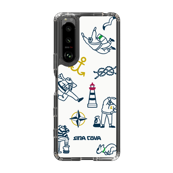 Slim Protection Case［ SINA COVA - Marine Art ］
