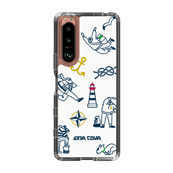 Slim Protection Case［ SINA COVA - Marine Art ］