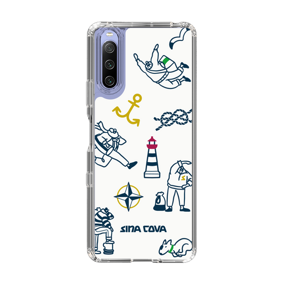 Slim Protection Case［ SINA COVA - Marine Art ］