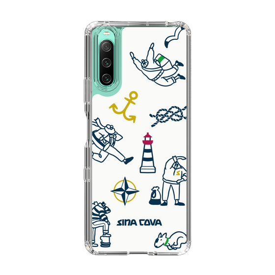 Slim Protection Case［ SINA COVA - Marine Art ］
