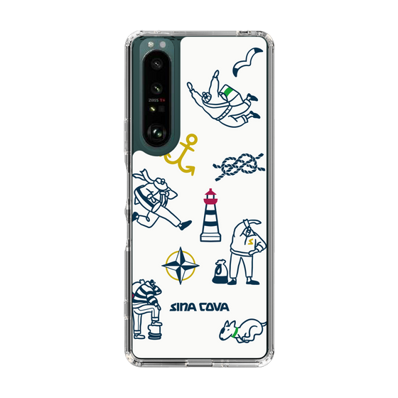 Slim Protection Case［ SINA COVA - Marine Art ］