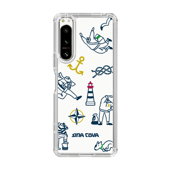 Slim Protection Case［ SINA COVA - Marine Art ］