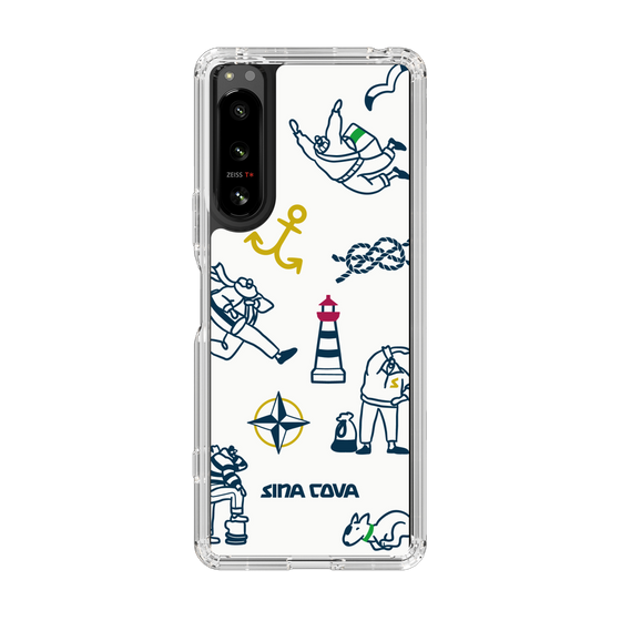 Slim Protection Case［ SINA COVA - Marine Art ］