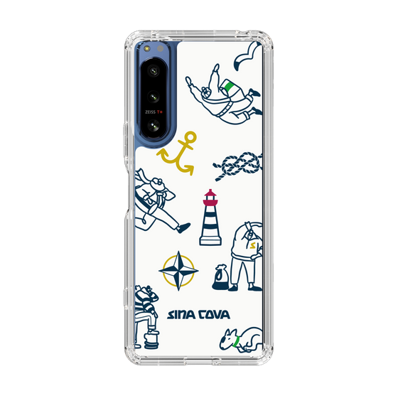 Slim Protection Case［ SINA COVA - Marine Art ］