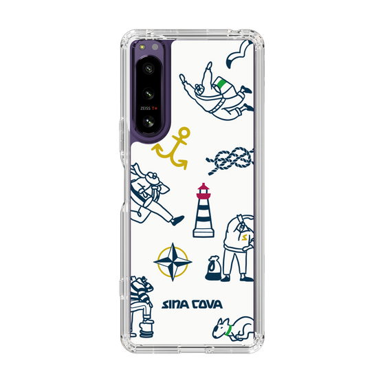 Slim Protection Case［ SINA COVA - Marine Art ］