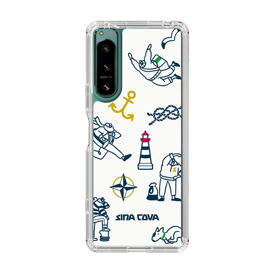 Slim Protection Case［ SINA COVA - Marine Art ］