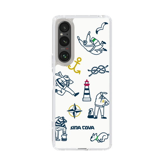 Slim Protection Case［ SINA COVA - Marine Art ］
