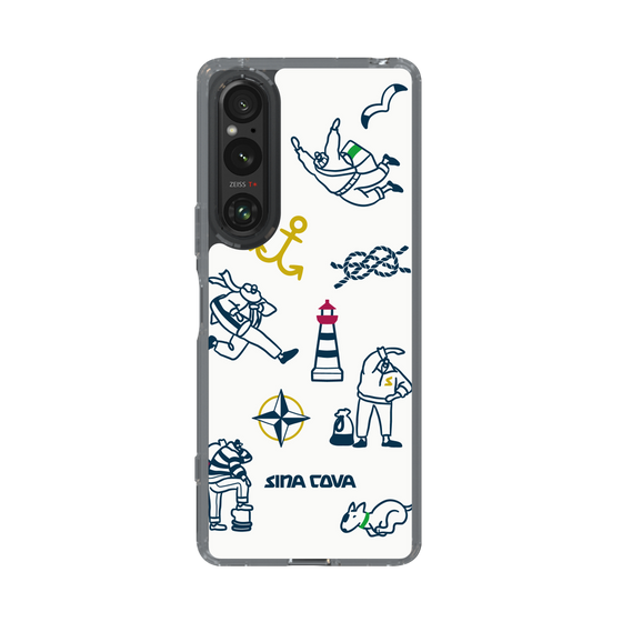 Slim Protection Case［ SINA COVA - Marine Art ］