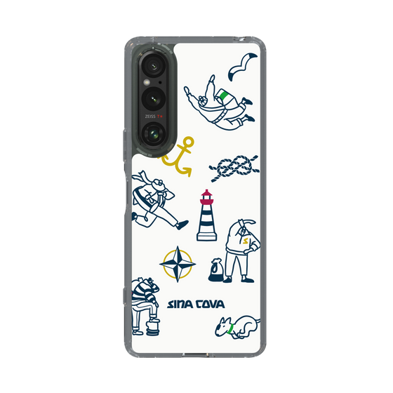 Slim Protection Case［ SINA COVA - Marine Art ］